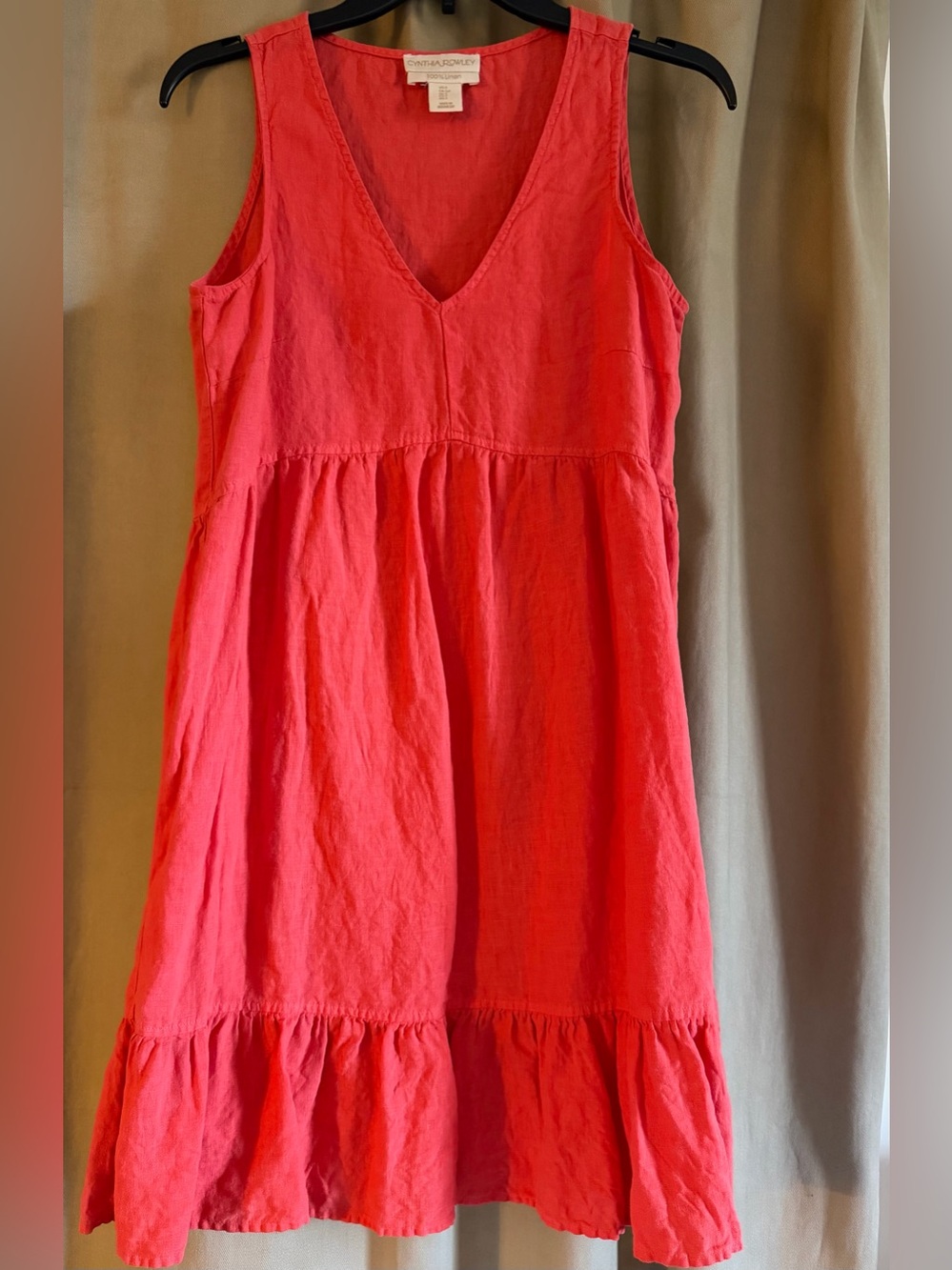 LIKE NEW Cynthia Rowley 100% Linen Dress
